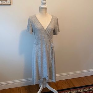 Super soft mock wrap dress